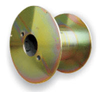 Photo of a Metallic Bobbin for Wire Drawing
